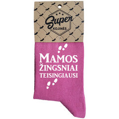 Носки женские «Мамины шаги», розовые цена и информация | Оригинальные носки | hansapost.ee