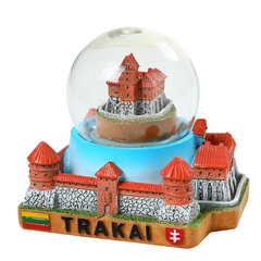Снежный шар - магнит Тракай Литва, 3,5 см цена и информация | Другие оригинальные подарки | hansapost.ee