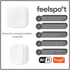 Умный контроллер сцены Feelspot FS-WSW01W Wi-Fi, Tuya цена и информация | Tuya Сантехника, ремонт, вентиляция | hansapost.ee