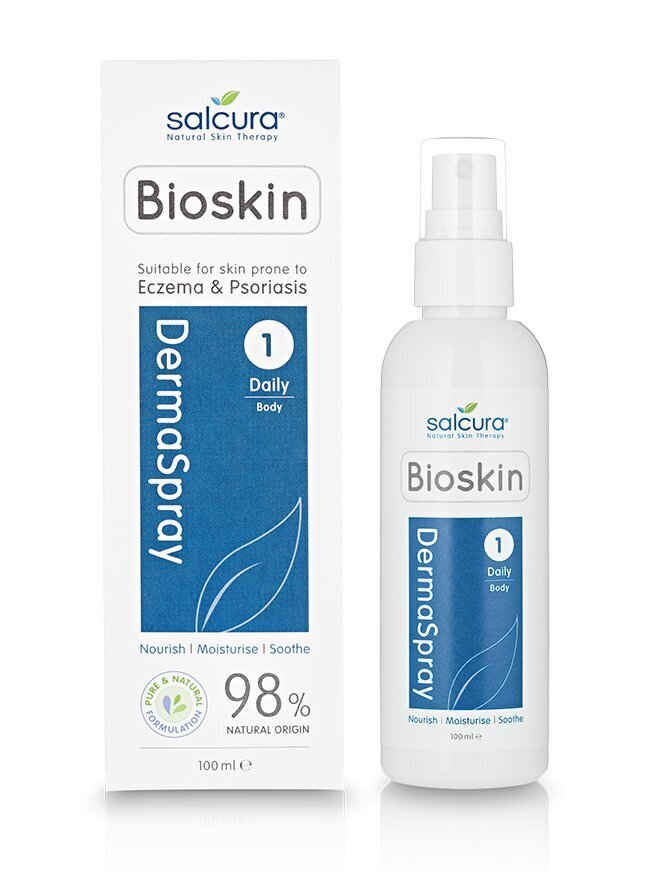 Sprei probleemsele kehanahale Salcura Bioskin DermaSpray 100 ml цена и информация | Kehakreemid, kehaõlid ja losjoonid | hansapost.ee