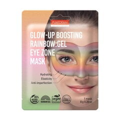 Гидрогелевая маска для кожи вокруг глаз Purederm Glow-Up Boosting Rainbow Gel Eye Zone, 8 г цена и информация | Маски для лица, патчи для глаз | hansapost.ee