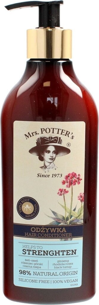 Palsam õhukestele juustele Forte Sweeden Mrs Potters Triple Root Strenghten, 390ml hind ja info | Palsamid | hansapost.ee