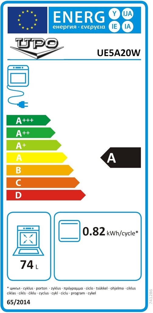 Upo UE5A20W цена и информация | Elektripliidid | hansapost.ee