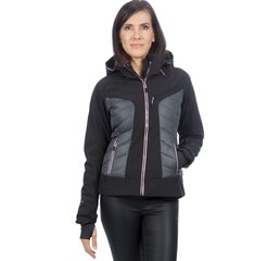Женская лыжная куртка softshell Icepeak FREITAL, цвет черный цена и информация | Женская лыжная одежда | hansapost.ee