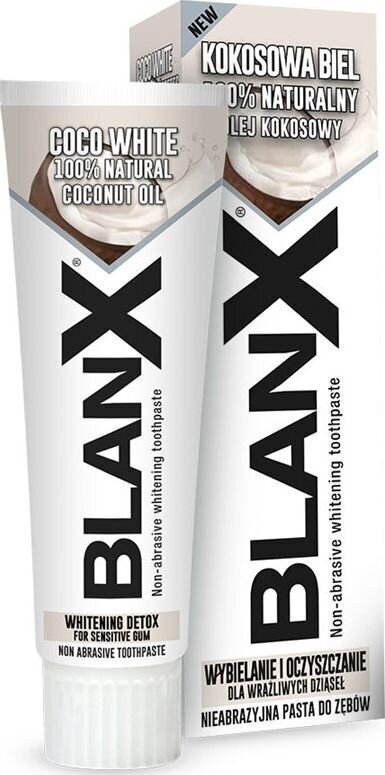 Hambapasta BlanX Coco White tooth cream, 75 ml hind ja info | Hambaharjad, hampapastad ja suuloputusvedelikud | hansapost.ee