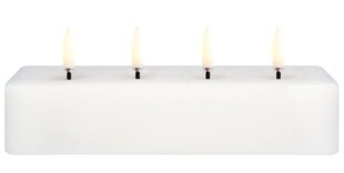 Uyuni Block LED свеча, 18x5x3,8 см цена и информация | Свечи, подсвечники | hansapost.ee
