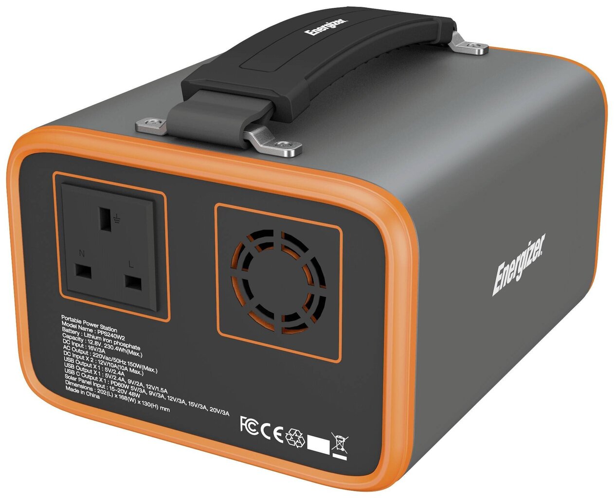 Akutoitel kaasaskantav laadimisjaam Energizer PPS240W2, 230 Wh/150 W, koos akuga hind ja info | Elektrigeneraatorid | hansapost.ee