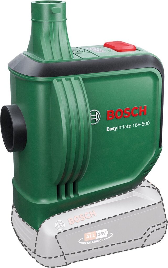 Juhtmeta õhkpump Bosch EasyInflate, 18V-500, 18V цена и информация | Kompressorid | hansapost.ee