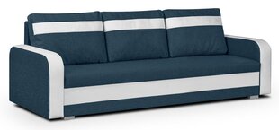 Трехместный диван Condi, темно-синий/белый цвет цена и информация | Диваны | hansapost.ee