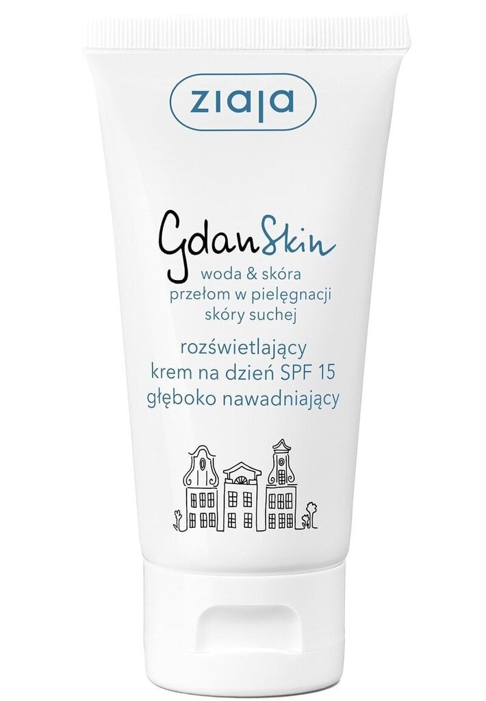 Ziaja GdanSkin SPF15 päevakreem 50 ml цена и информация | Näokreemid | hansapost.ee