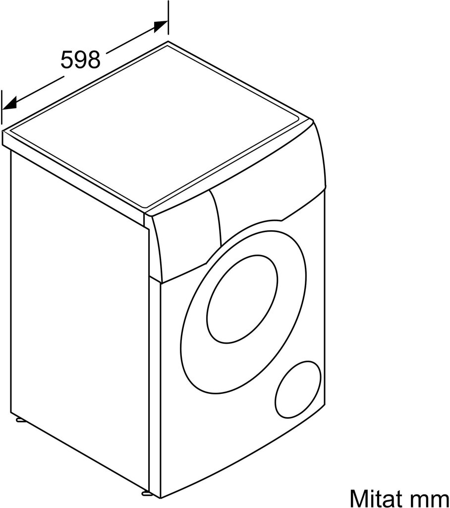 Siemens WD4HU542DN iQ700 цена и информация | Pesumasinad | hansapost.ee