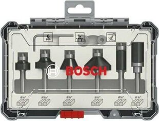 Фрезерный набор Bosch, 6 шт. цена и информация | Механические инструменты | hansapost.ee