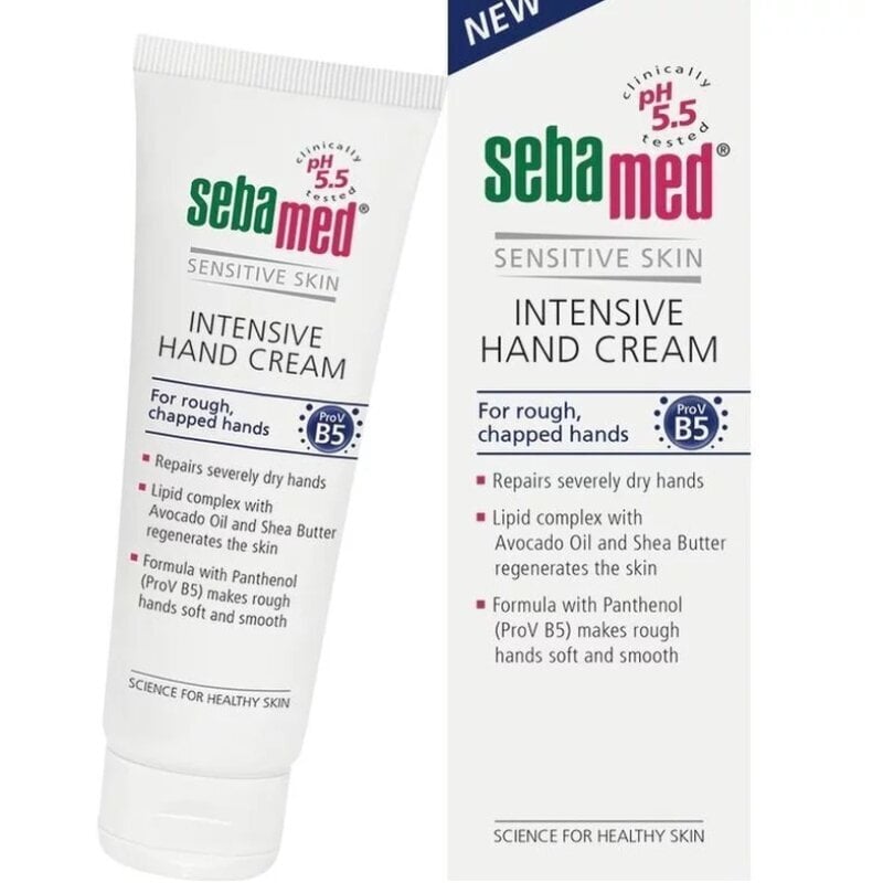 Intensiivne niisutav kätekreem Sebamed Sensitive Skin 75 ml hind ja info | Kehakreemid, kehaõlid ja losjoonid | hansapost.ee