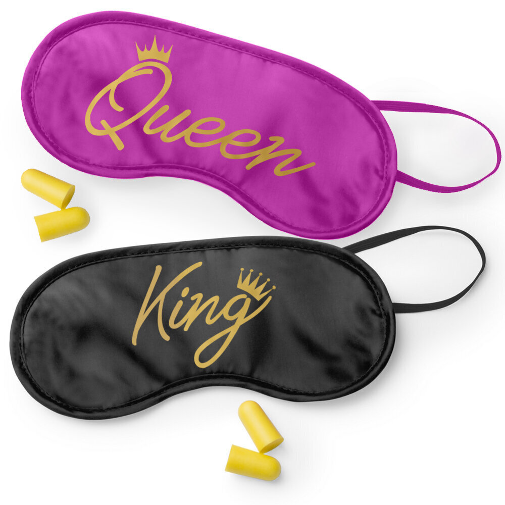 Silmaklappide komplekt King & Queen, 2 tk. hind ja info | Muud kingiideed | hansapost.ee