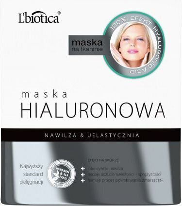 Hüaluroonmask - Intensiivne niisutus Lbiotica, 23ml hind ja info | Näomaskid ja silmamaskid | hansapost.ee