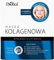 Kollageenimask – Nooruse allikas Lbiotica, 23ml цена и информация | Маски для лица, патчи для глаз | hansapost.ee