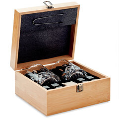 Роскошный набор бокалов для виски в бамбуковой коробке Хороший босс цена и информация | Другие оригинальные подарки | hansapost.ee