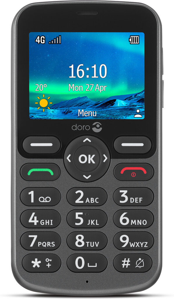 Doro 5861 4G Black цена и информация | Telefonid | hansapost.ee