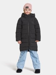 Didriksons laste talvemantel OLIVIN, must цена и информация | Зимняя одежда для детей | hansapost.ee