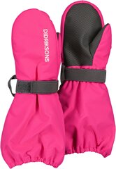 Didriksons детские зимние перчатки BIGGLES, розовый цвет цена и информация | Зимняя одежда для детей | hansapost.ee