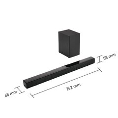 Panasonic 2.1 Soundbar SC-HTB150EGK kaina ir informacija | Ribakõlarid ja koduaudio süsteemid | hansapost.ee