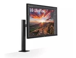 LCD monitor|LG|32UN880P-B|31.5"|4K|Panel IPS|3840x2160|16:9|60Hz|5 ms|Kõlarid|Swivel|Pivot|Reguleeritav kõrgus|Kallutus|Värv must|32UN880P-B цена и информация | Мониторы | hansapost.ee