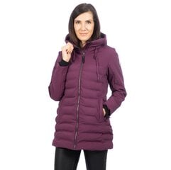 Icepeak naiste soojustatud pikk softshell ALBEE, ploomililla цена и информация | Женские куртки | hansapost.ee