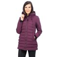 Женская утепленная длинная куртка softshell Icepeak ALBEE, фиолетовый цвет