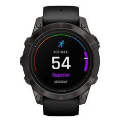 Garmin epix Pro Gen 2 Sapphire Carbon Gray DLC Titanium/Black 42мм цена и информация | Смарт-часы | hansapost.ee