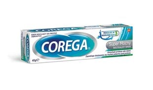Особо сильный крем для фиксации зубных протезов Neutral Taste Corega, 40г цена и информация | Для ухода за зубами | hansapost.ee