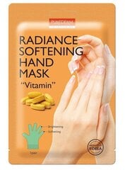 Смягчающая маска для рук Purederm Radiance Vitamin, 1 пара цена и информация | Кремы, лосьоны для тела | hansapost.ee