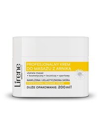 Massaaži kehakreem arnikaga Lirene Professional Arnika 200 ml цена и информация | Кремы, лосьоны для тела | hansapost.ee