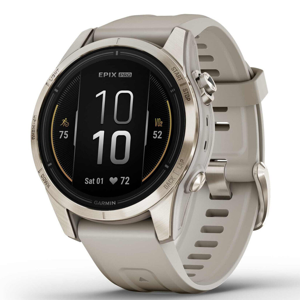 Garmin epix Pro Gen 2 Sapphire Soft Gold/Light Sand цена и информация | Nutikellad, laste nutikellad | hansapost.ee