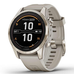 Garmin fēnix® 7S Pro Sapphire Solar Soft Gold/Light Sand цена и информация | Смарт-часы | hansapost.ee