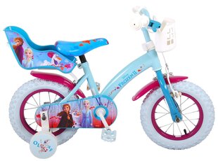 Laste jalgratas Disney Frozen 2 12", sinine hind ja info | Jalgrattad | hansapost.ee