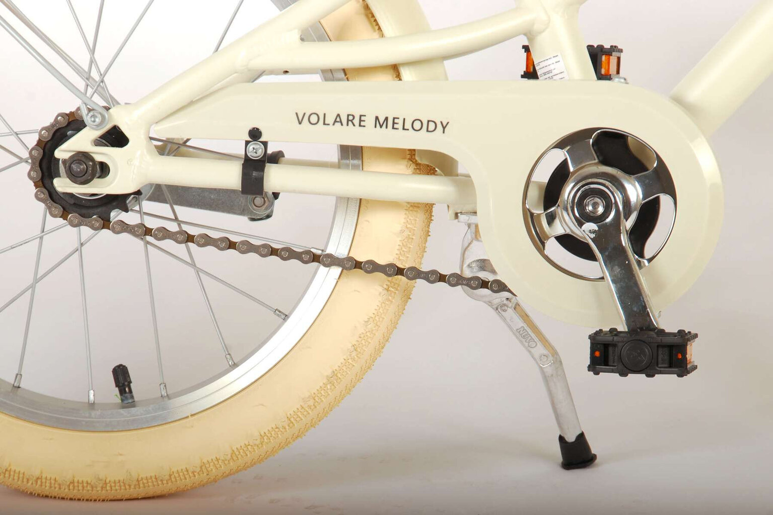 Jalgratas tüdrukutele Volare Melody 16'' 26 cm, kreem hind ja info | Jalgrattad | hansapost.ee