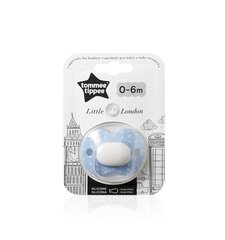 Silikoonist lutt Tommee Tippee London Boy 0-6 kuud, 43341055 цена и информация | Пустышки | hansapost.ee