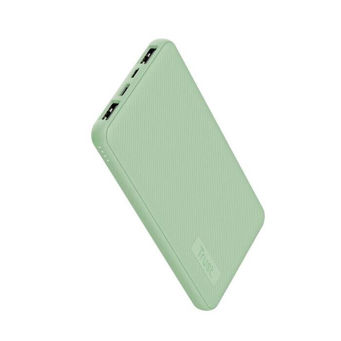 TRUST POWER BANK USB 10000MAH/PRIMO GREEN 25029 цена и информация | Akupangad | hansapost.ee