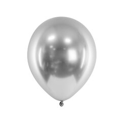 Läikivad õhupallid, hõbe, 10 tk. hind ja info | Õhupallid | hansapost.ee
