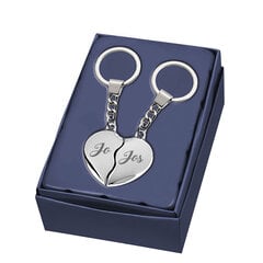 Брелок для ключей для пары "Его и Ее", серебро цена и информация | Для ключей | hansapost.ee
