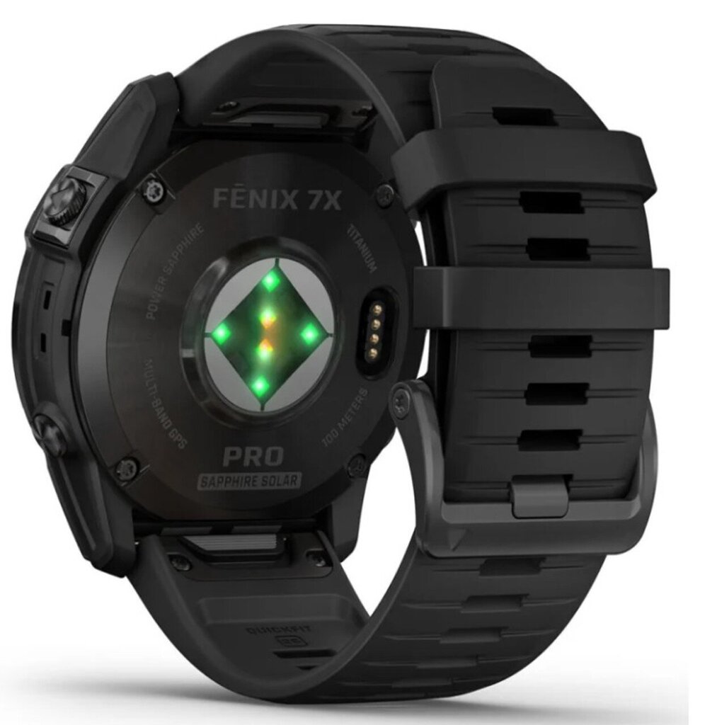 Garmin fēnix® 7X Pro Sapphire Solar Carbon Grey DLC Titanium/Black hind ja info | Nutikellad, laste nutikellad | hansapost.ee