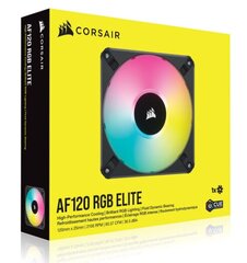 Corsair iCUE AF120 RGB Elite PWM цена и информация | Компьютерные вентиляторы | hansapost.ee