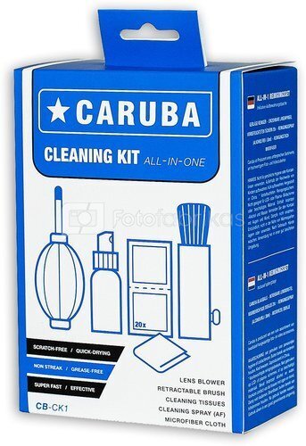 Caruba Cleaning Kit All-in-One цена и информация | Fotoaparaatide lisatarvikud | hansapost.ee