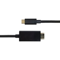 Deltaco, USB-C/HDMI, 1 m price and information | Juhtmed ja kaablid | hansapost.ee