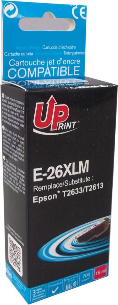 Tindikassett Epson UPrint Ink Cartridge 26XLM T2633/T2613 Magenta hind ja info | Tindiprinteri kassetid | hansapost.ee