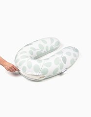 Подушка для кормления Doomoo Buddy Leaves, aqua green, 180 см цена и информация | Подушки для кормления | hansapost.ee