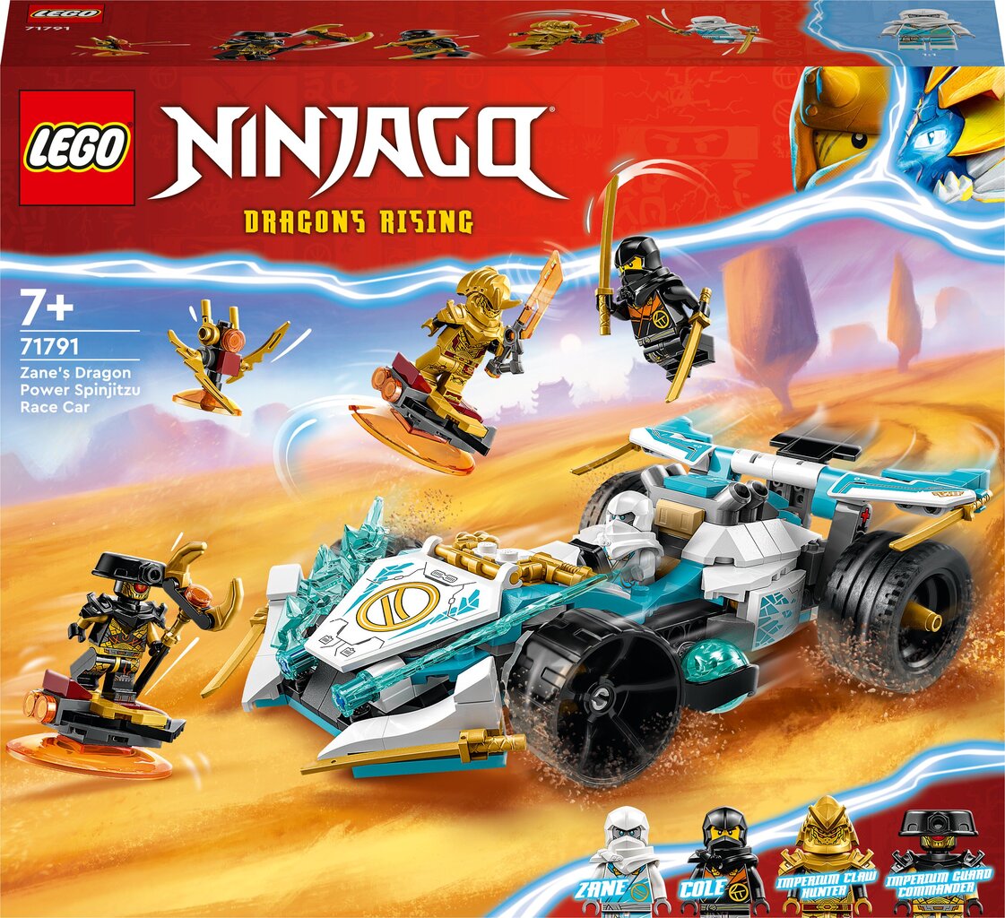 71791 LEGO® NINJAGO Zane draakoni jõul sõitev võidusõiduauto hind ja info | Klotsid ja konstruktorid | hansapost.ee