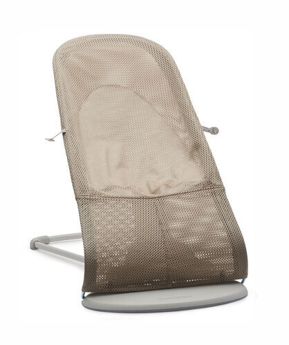 BabyBjorn lamamistool Balance Soft Mesh, grey beige цена и информация | Beebi lamamistoolid | hansapost.ee