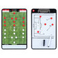 Taktikaline jalgpalli treenerilaud Pure2Improve, 35x22 cm цена и информация | Jalgpalli varustus ja riided | hansapost.ee