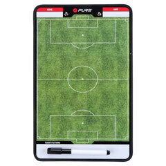 Taktikaline jalgpalli treenerilaud Pure2Improve, 35x22 cm hind ja info | Jalgpalli varustus ja riided | hansapost.ee